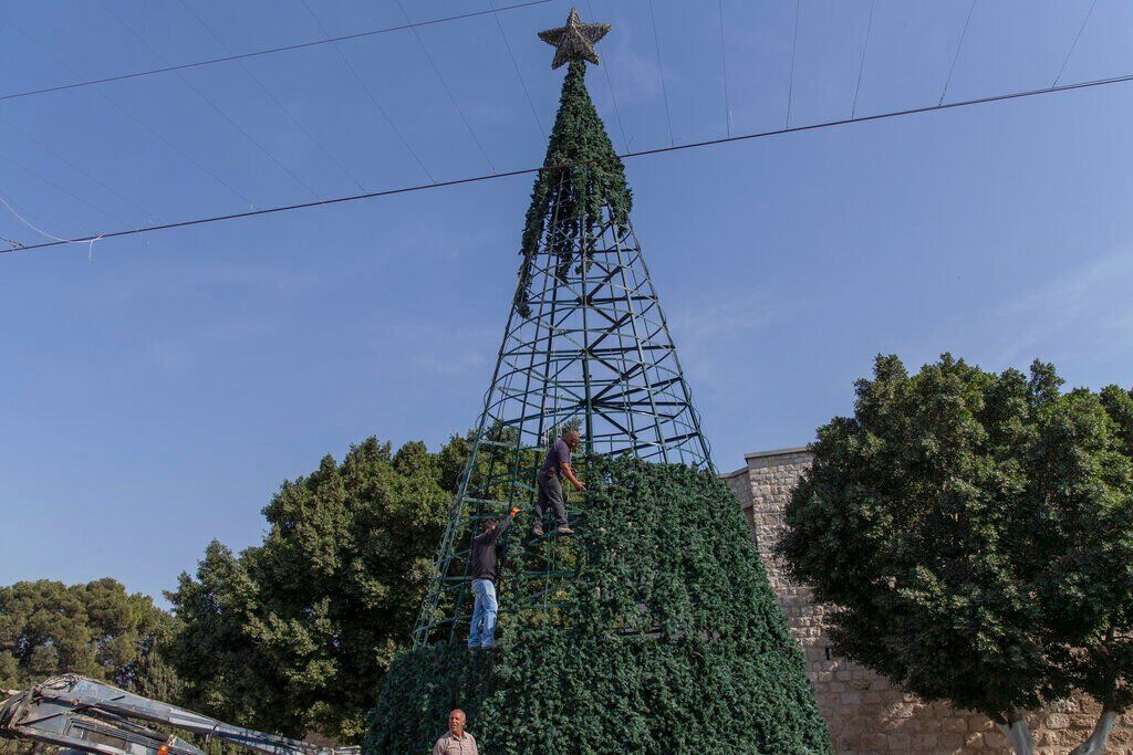 Palestinians Christmas in Bethlehem